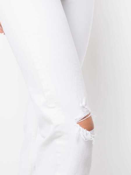Blugi skinny RE/DONE Re/Done High Waist Jeans WHITE Femei (BM 14926180) 5