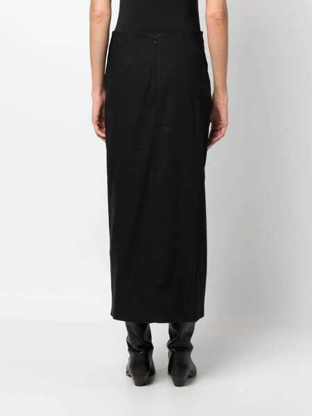 Fuste Isabel Marant Isabel Marant Secia Cotton Cady Midi Skirt Black Femei (BM 14927572) 4