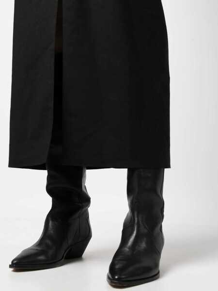 Fuste Isabel Marant Isabel Marant Secia Cotton Cady Midi Skirt Black Femei (BM 14927572) 5