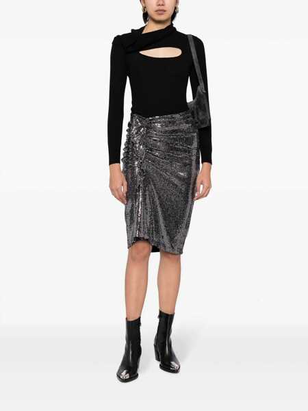 Fuste Isabel Marant Isabel Marant toile Sequin Skirt SILVER Femei (BM 14927575) 2