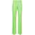 MSGM Msgm Flared Viscose Trousers GREEN