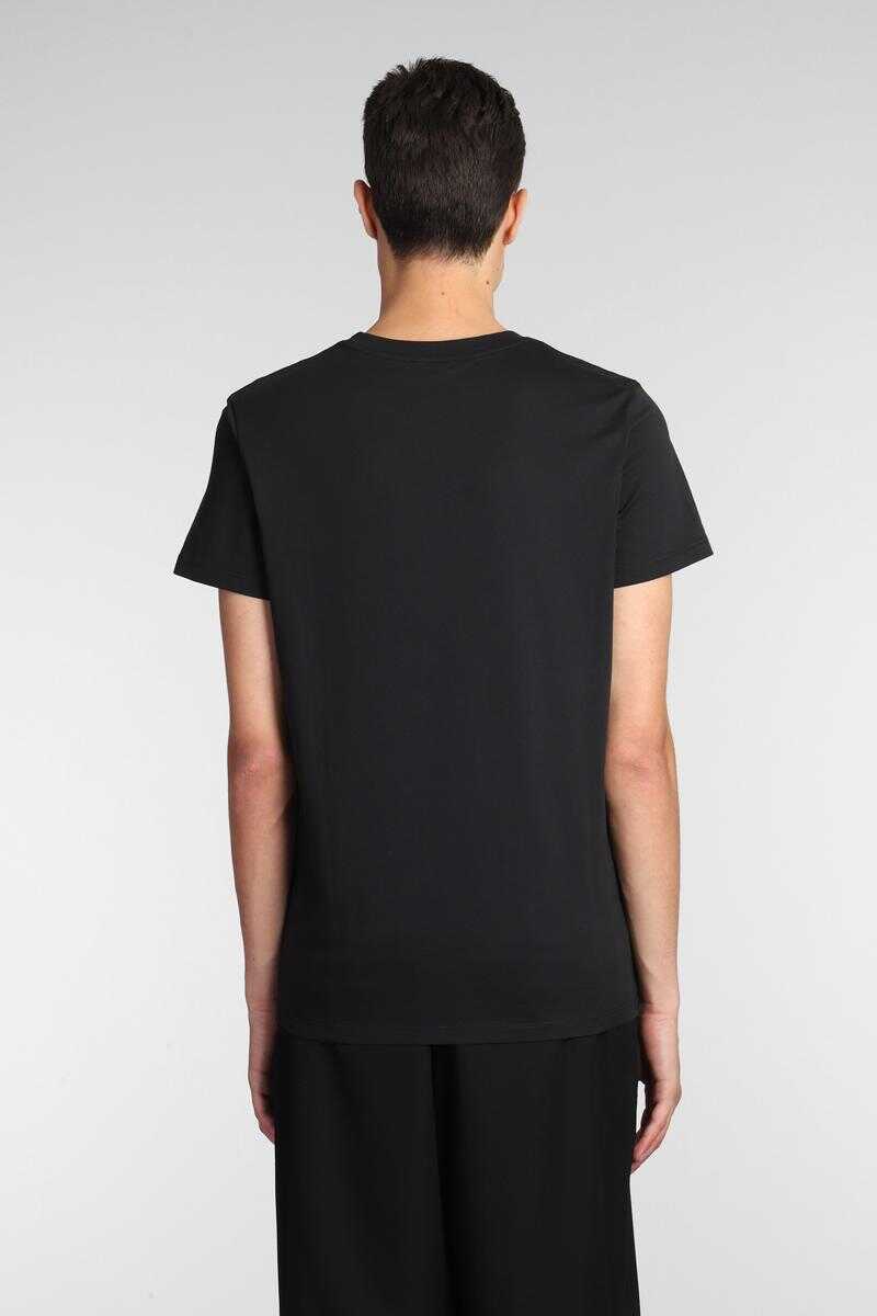 Tricouri Balmain Balmain T-Shirt Black Barbati (BM 14932294) 3