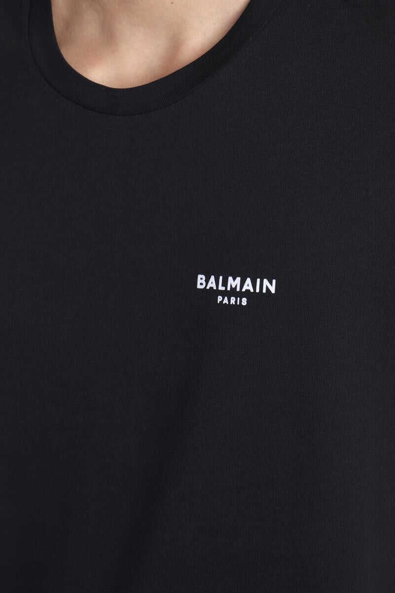 Tricouri Balmain Balmain T-Shirt Black Barbati (BM 14932294) 5