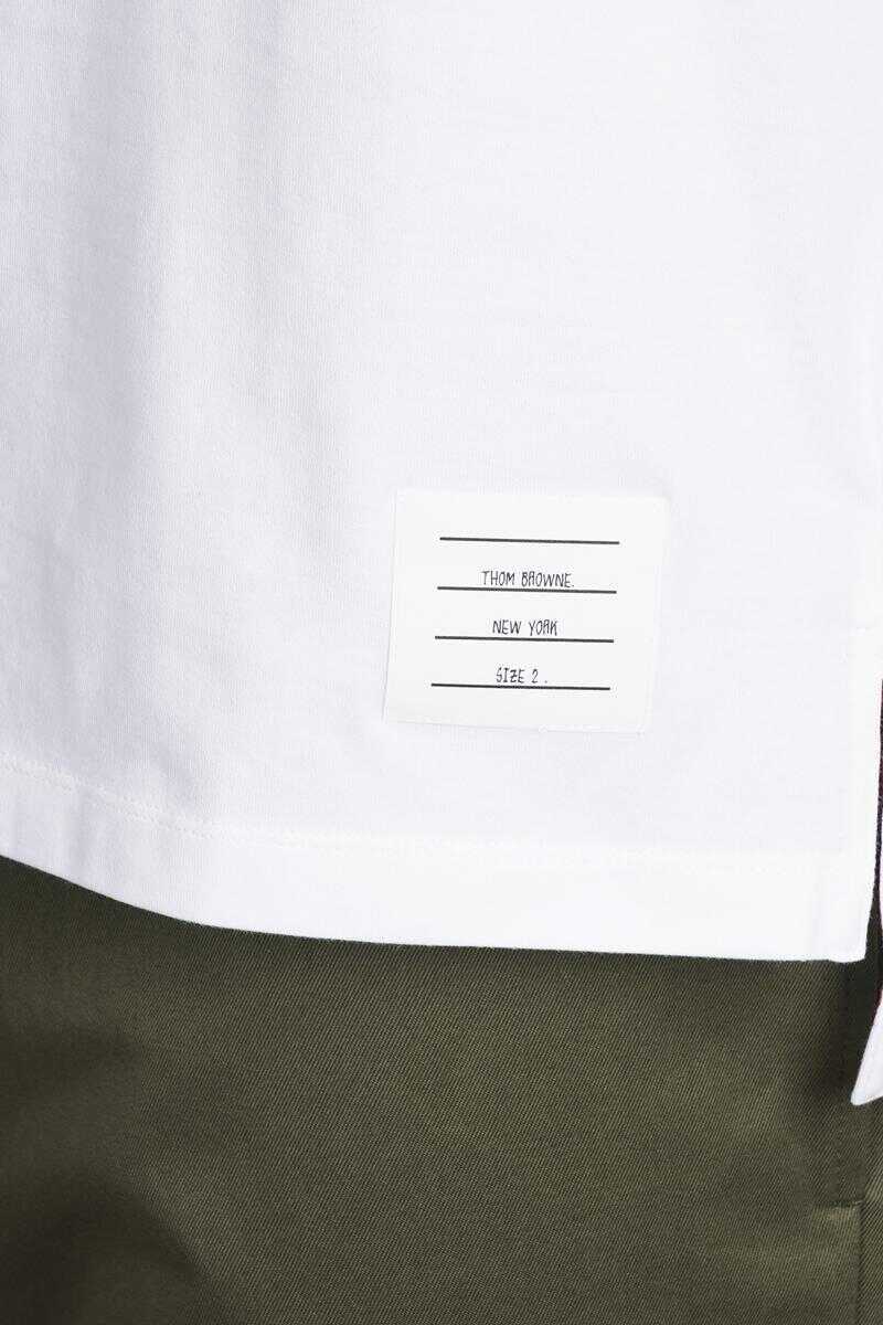 Tricouri Thom Browne Thom Browne T-Shirt WHITE Barbati (BM 14932963) 5