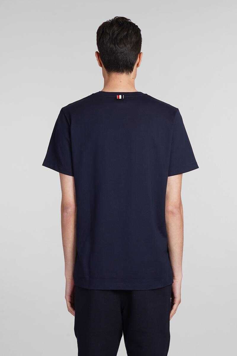 Tricouri Thom Browne Thom Browne T-Shirt BLUE Barbati (BM 14932966) 3