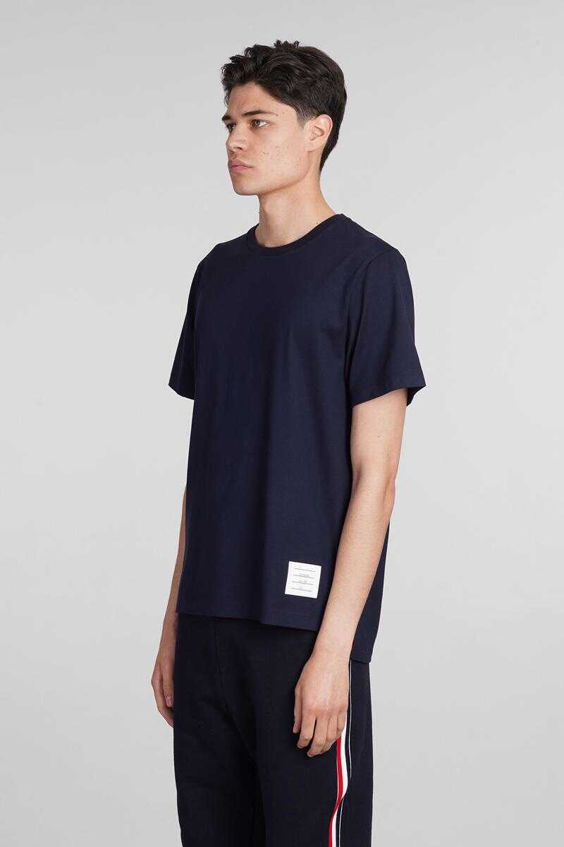 Tricouri Thom Browne Thom Browne T-Shirt BLUE Barbati (BM 14932966) 4