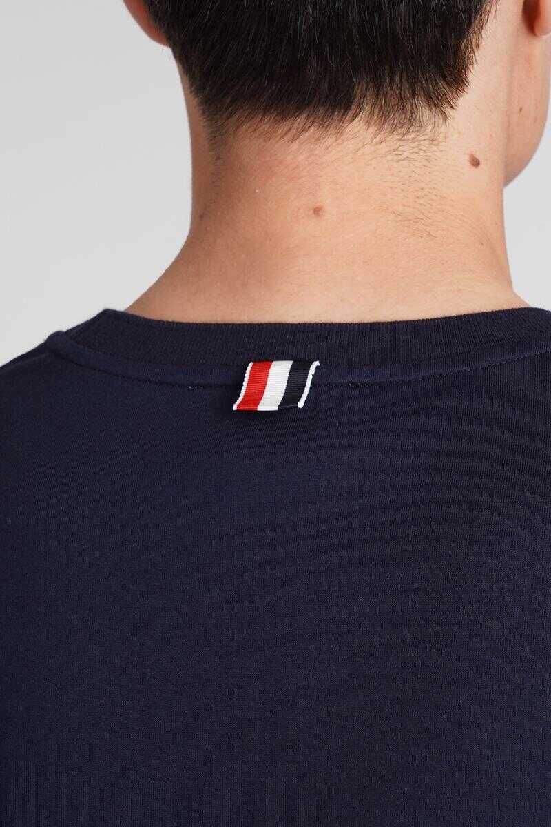 Tricouri Thom Browne Thom Browne T-Shirt BLUE Barbati (BM 14932966) 5