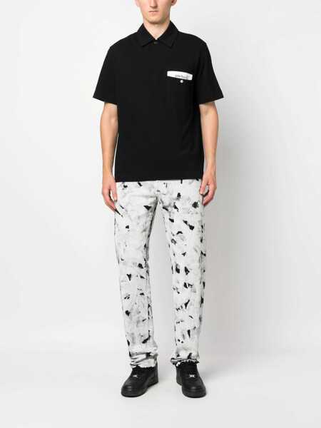 Tricouri Polo Palm Angels Palm Angels Polo Black Barbati (BM 14934151) 2