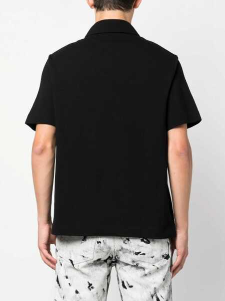 Tricouri Polo Palm Angels Palm Angels Polo Black Barbati (BM 14934151) 4