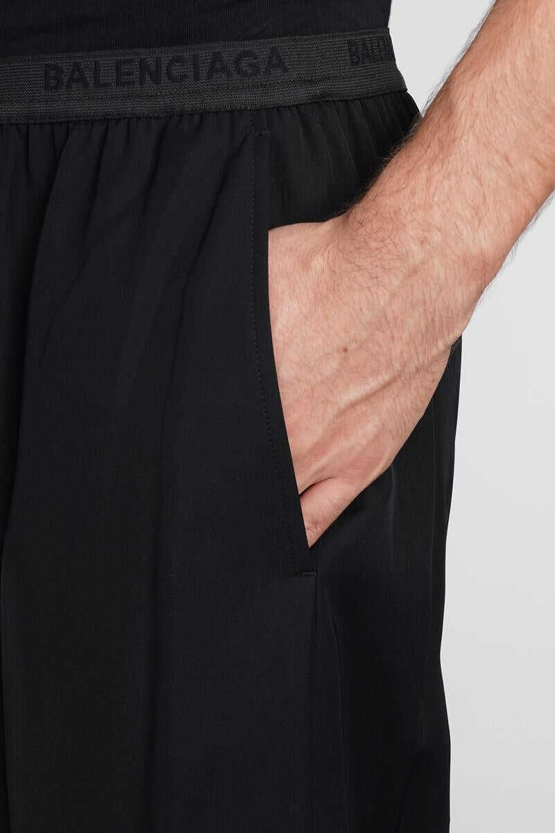 Pantaloni Balenciaga Balenciaga Pants Black Barbati (BM 14934310) 5