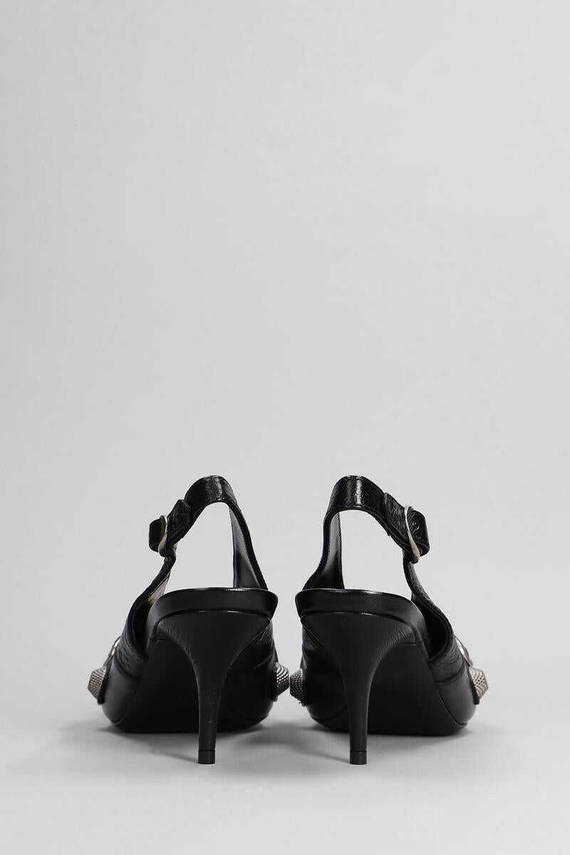 Pantofi cu toc Balenciaga Balenciaga Cagole Sling M70 Pumps Black Femei (BM 14934343) 4