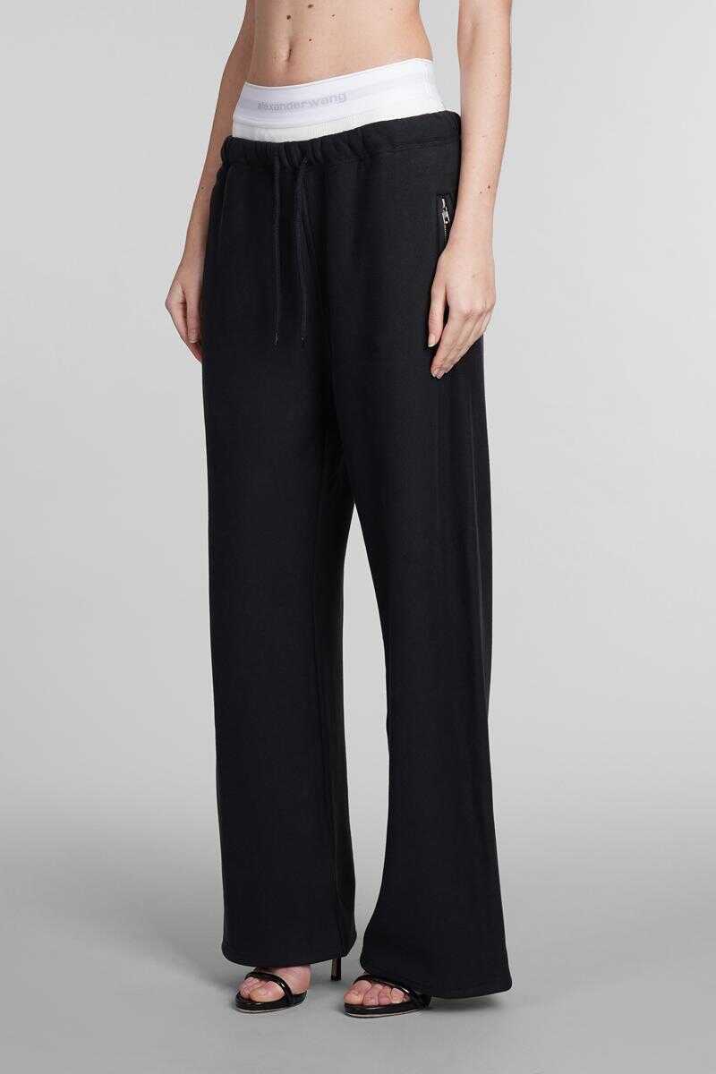 Pantaloni casual Alexander Wang Alexander Wang Pants Black Femei (BM 14935363) 4
