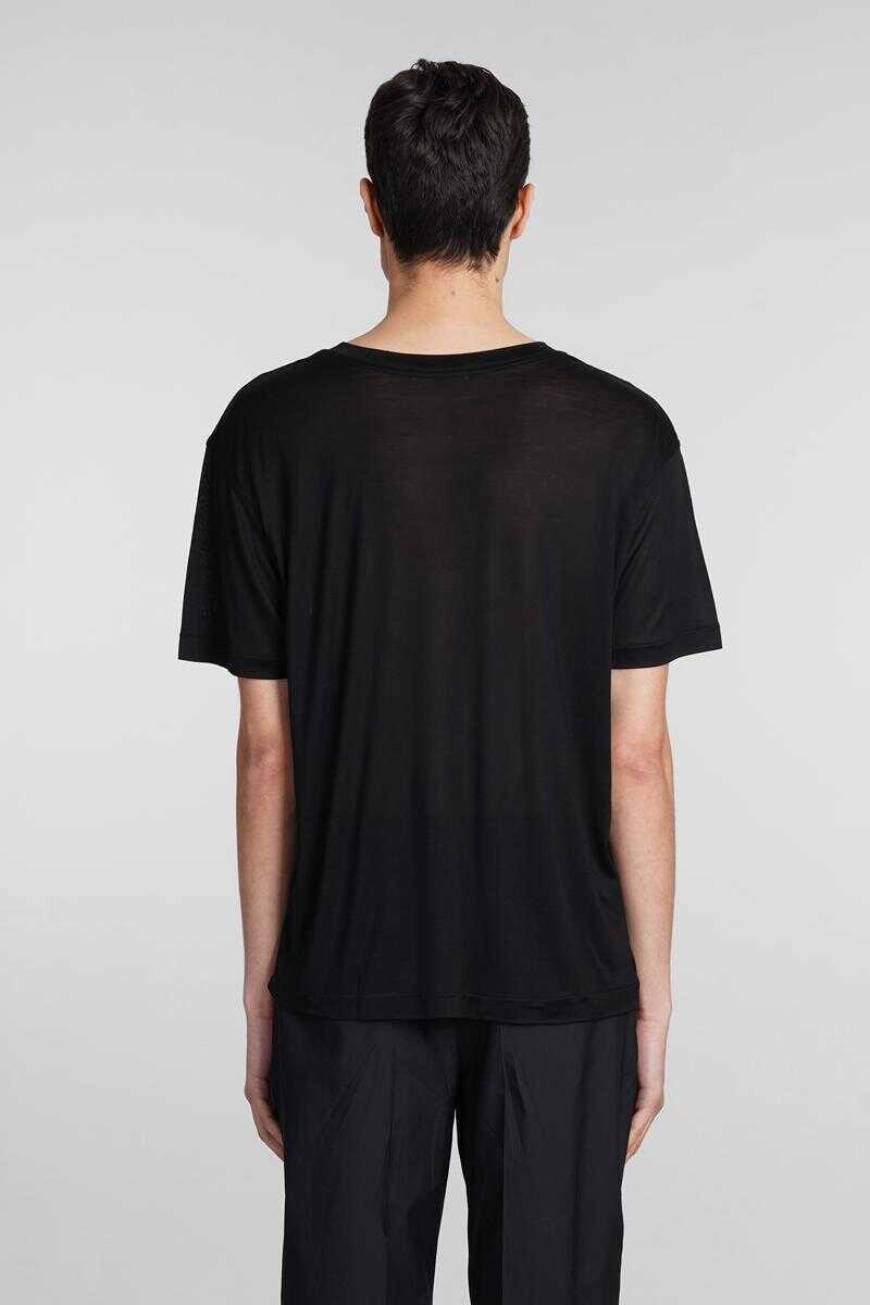 Tricouri LEMAIRE Lemaire T-Shirt Black Barbati (BM 14938756) 3