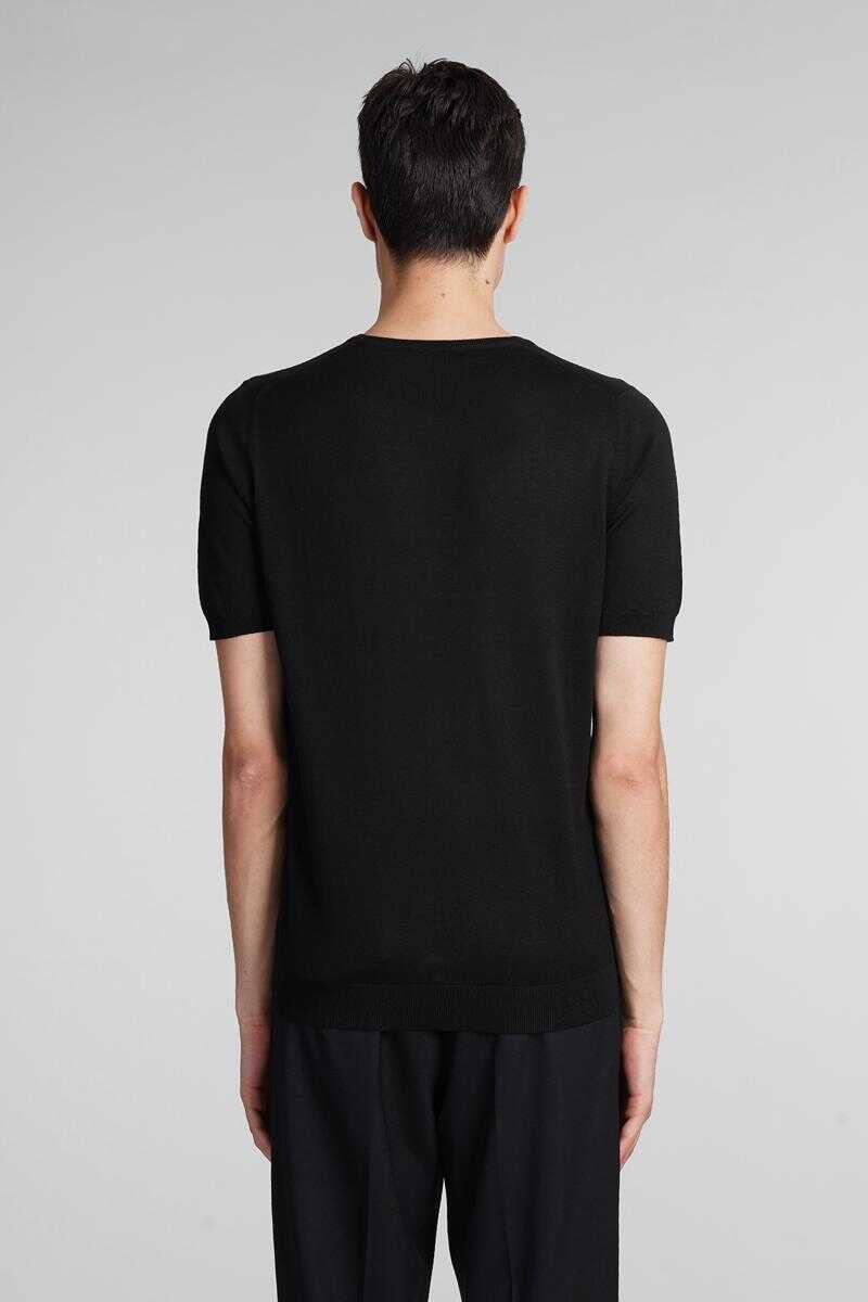 Tricouri Tagliatore Tagliatore Josh T-Shirt Black Barbati (BM 14944366) 3