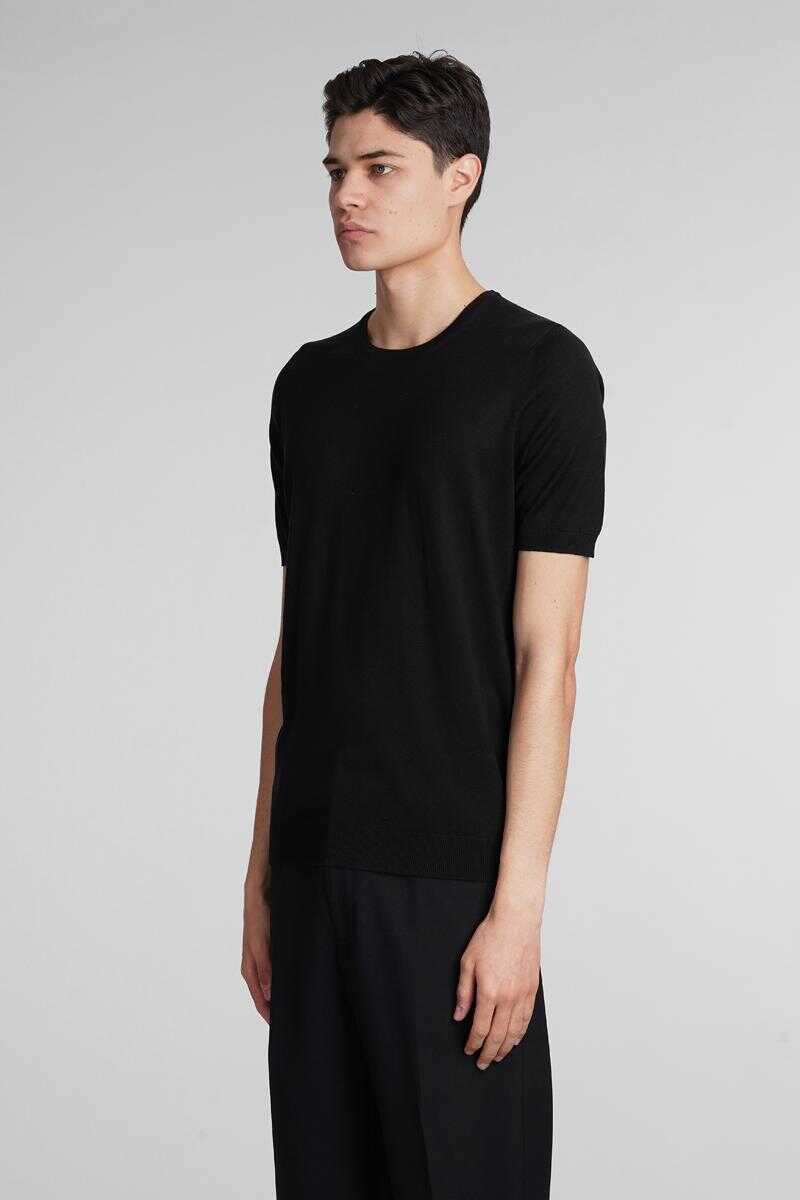 Tricouri Tagliatore Tagliatore Josh T-Shirt Black Barbati (BM 14944366) 4