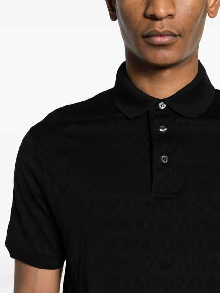 Camasi Emporio Armani Emporio Armani T-Shirts And Polos Black Barbati (BM 14947114) 5