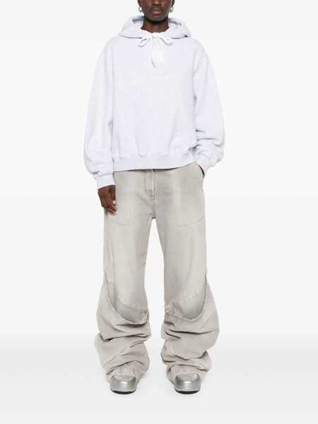 Hanorace Alexander Wang Alexander Wang Essential Terry Hoodie W/Puff Paint Logo LIGHT HEATHER GREY Femei (BM 14951281) 2