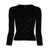 Balenciaga Balenciaga Open-Knit Wool Top Black