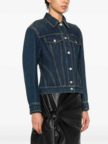 Geci Alexander McQueen Alexander McQueen Jackets BLUE Femei (BM 14954188) 3