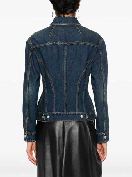 Geci Alexander McQueen Alexander McQueen Jackets BLUE Femei (BM 14954188) 4