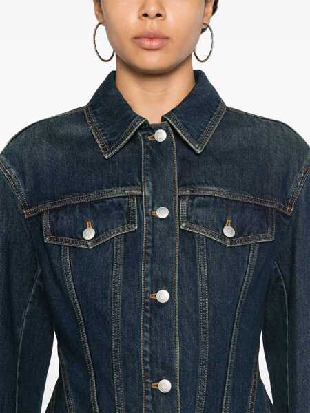 Geci Alexander McQueen Alexander McQueen Jackets BLUE Femei (BM 14954188) 5