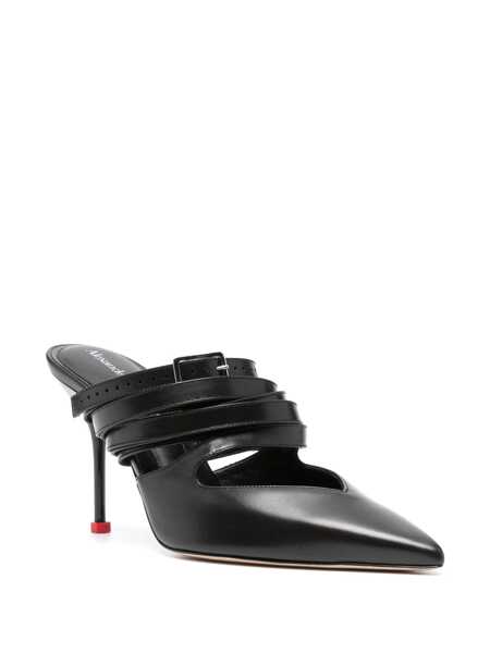 Pantofi cu toc Alexander McQueen Alexander McQueen Strap Mules Black Femei (BM 14954359) 2