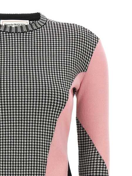 Pulovere Alexander McQueen Alexander McQueen Houndstooth Sweater MULTICOLOR Femei (BM 14954383) 3
