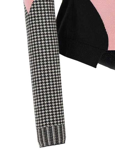Pulovere Alexander McQueen Alexander McQueen Houndstooth Sweater MULTICOLOR Femei (BM 14954383) 4