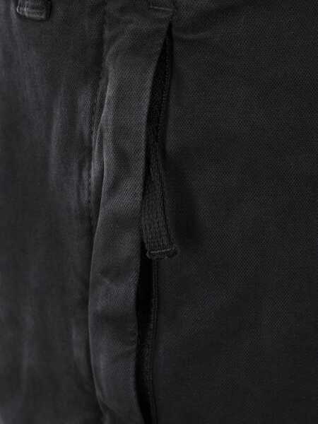 Pantaloni Stone Island Stone Island Stretch Cotton Cargo Trousers Black Barbati (BM 14955352) 3
