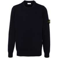 Pulovere Stone Island Wool-Blend Crew-Neck Sweater Barbati