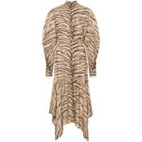 Rochii Stella McCartney Long Dress With Tiger Print Femei