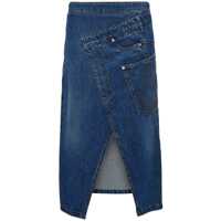 Fuste JW Anderson Jwanchor Twisted Midi Skirt Femei
