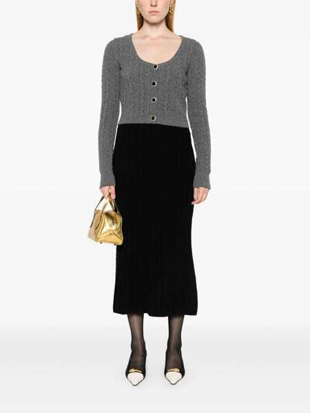 Fuste Alessandra Rich Alessandra Rich Maxi Wool Skirt Black Femei (BM 14962948) 2