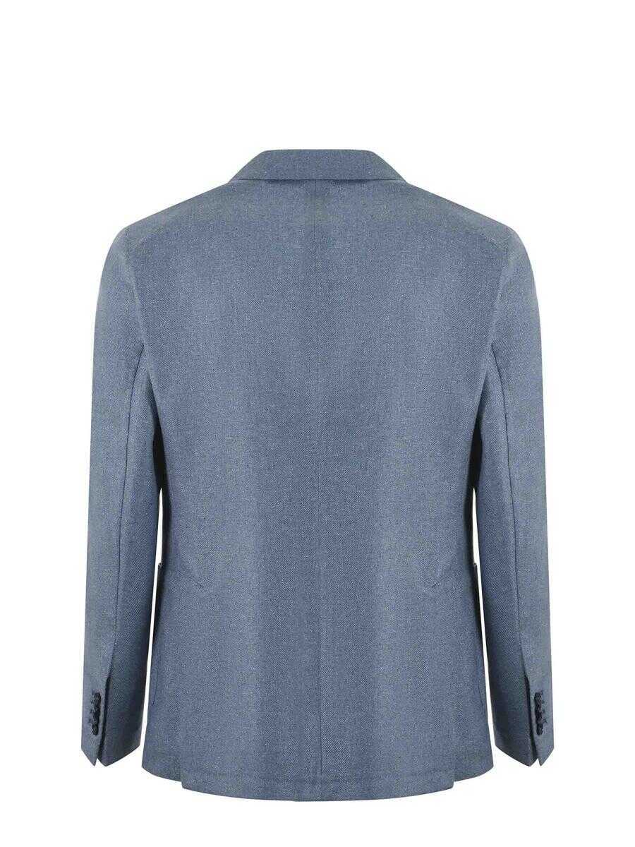 Geci Tagliatore Tagliatore  Jacket CELESTE POLVERE Barbati (BM 14963854) 3