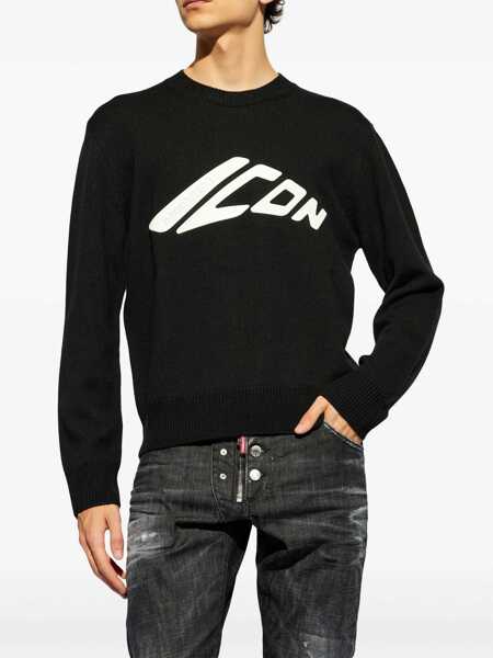 Pulovere DSQUARED2 DSQUARED2 Knitwear Black Barbati (BM 14975776) 3