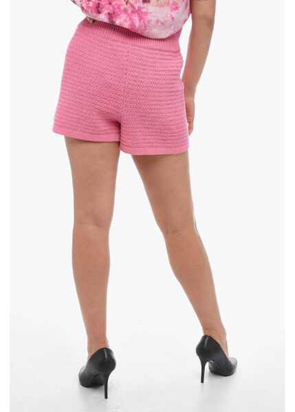 Pantaloni scurti ART ESSAY Crochet High-Waisted Lucy Shorts Pink Femei (BM 14981398) 2