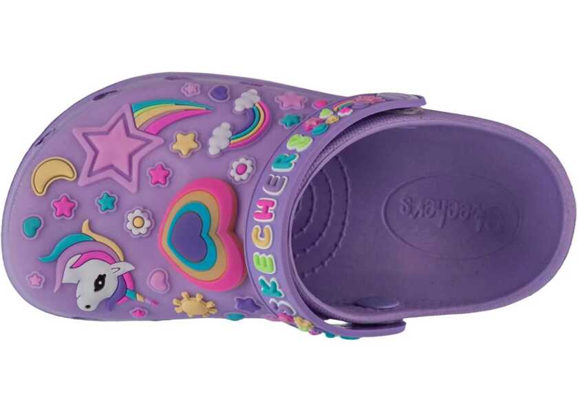 Papuci SKECHERS Heart Charmer - Girly Land Purple Fete (BM 14981503) 3