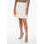 Neil Barrett Back Zipped Bonded A-Line Miniskirt White