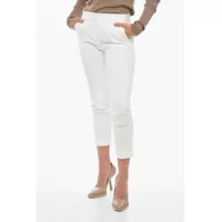 Pantaloni office Jacquard Pleated Pants Femei