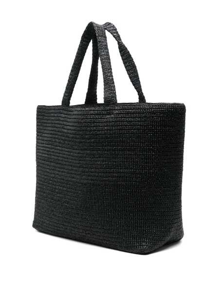 Genti de mana Saint Laurent Saint Laurent Rafia Tote Bag Black Femei (BM 14984893) 3