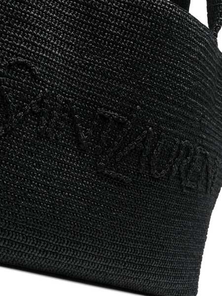 Genti de mana Saint Laurent Saint Laurent Rafia Tote Bag Black Femei (BM 14984893) 4