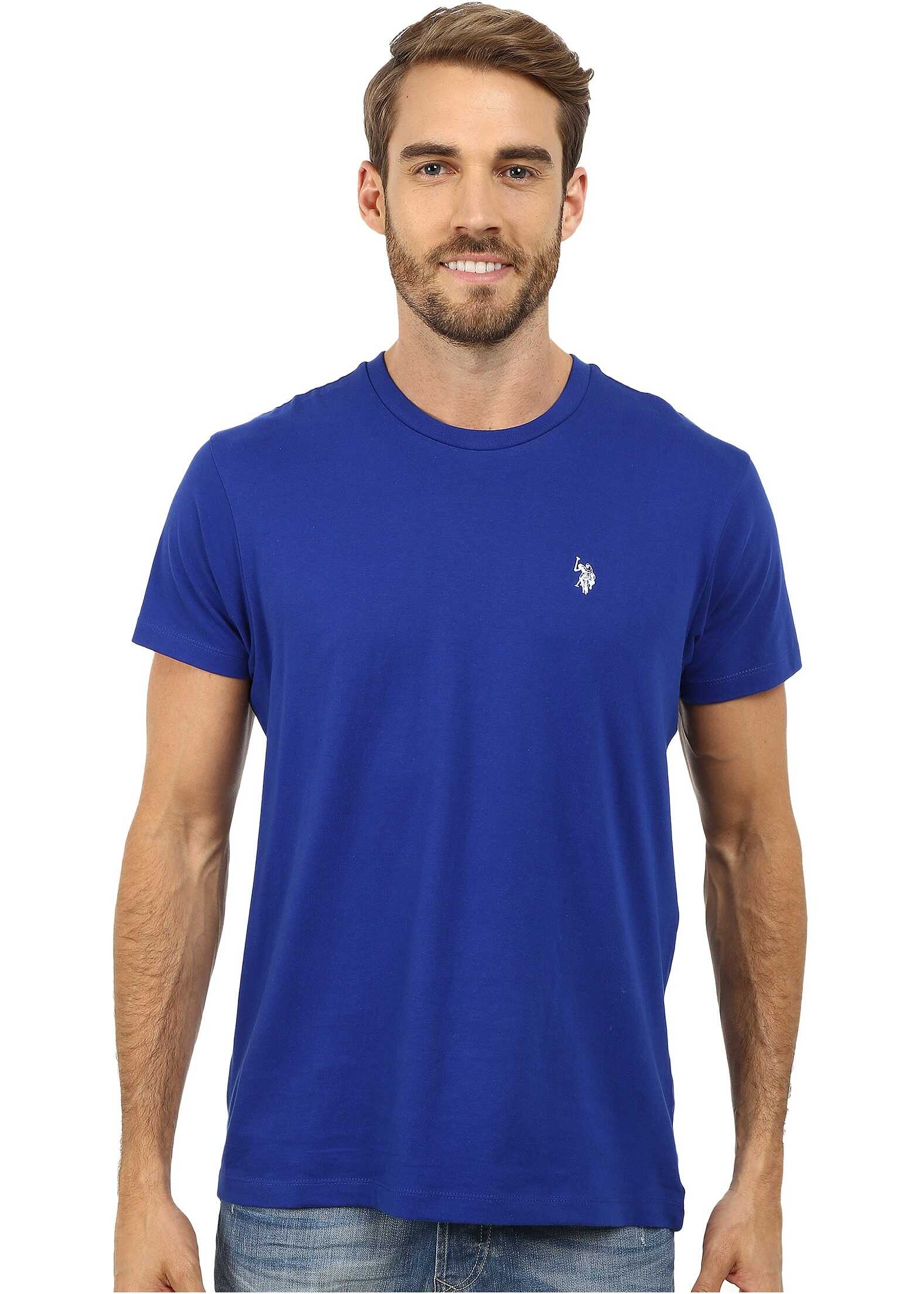 Tricou U.S. POLO ASSN. Crew Neck Small Pony T-Shirt International Blue