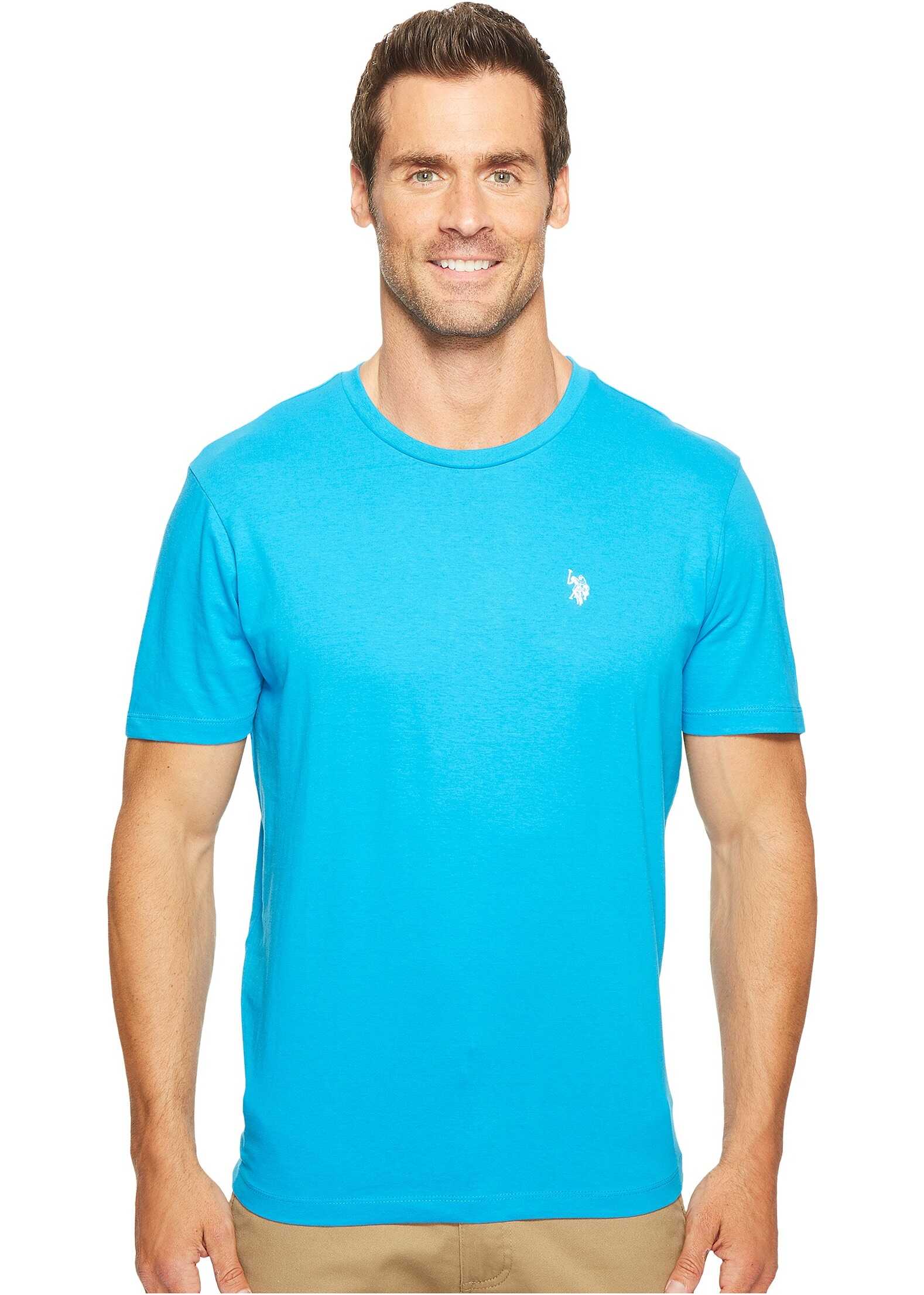 Tricou U.S. POLO ASSN. Crew Neck Small Pony T-Shirt Flip-Flop Blue
