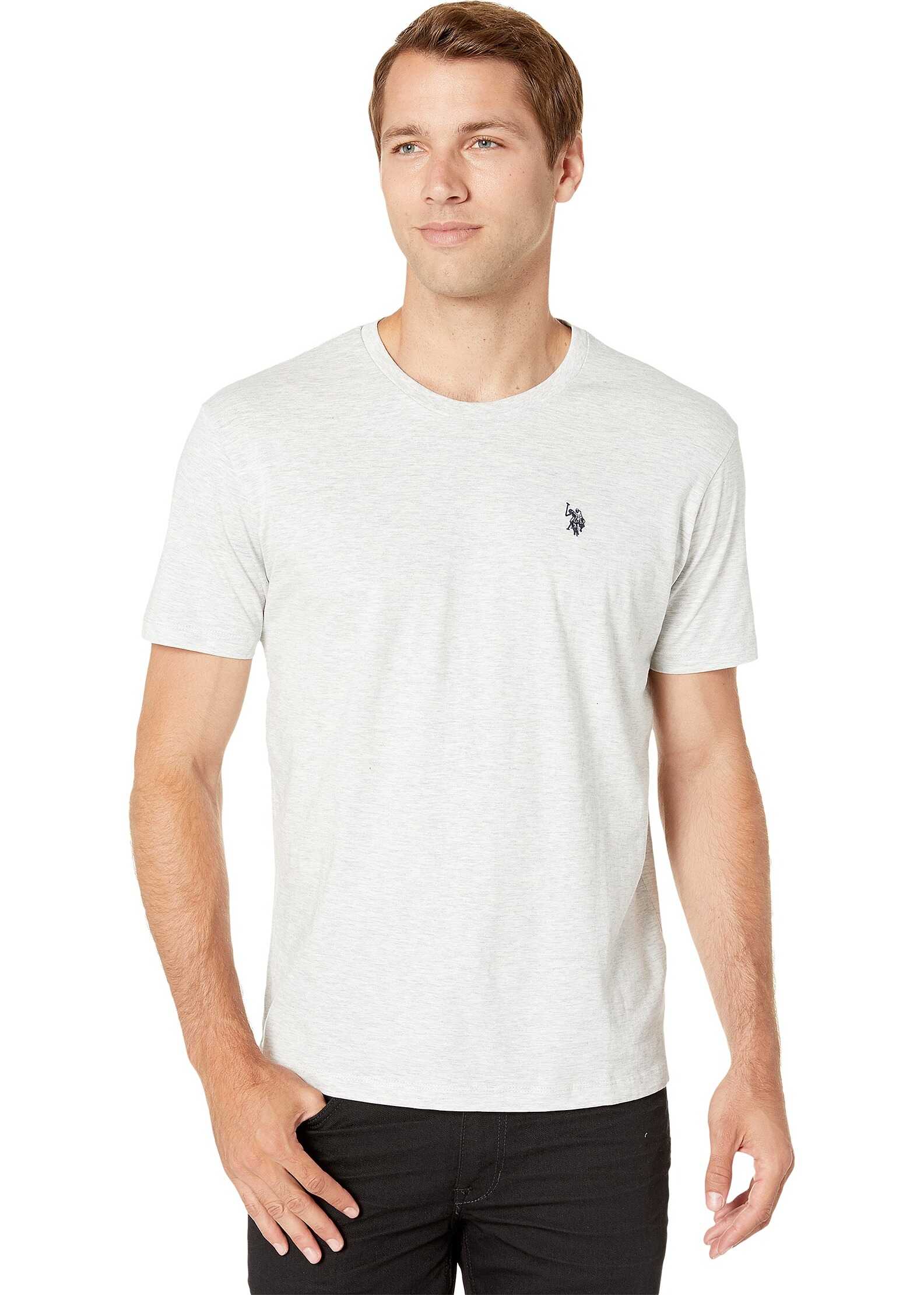 U.S. POLO ASSN. Crew Neck Small Pony T-Shirt Light Heather Gray