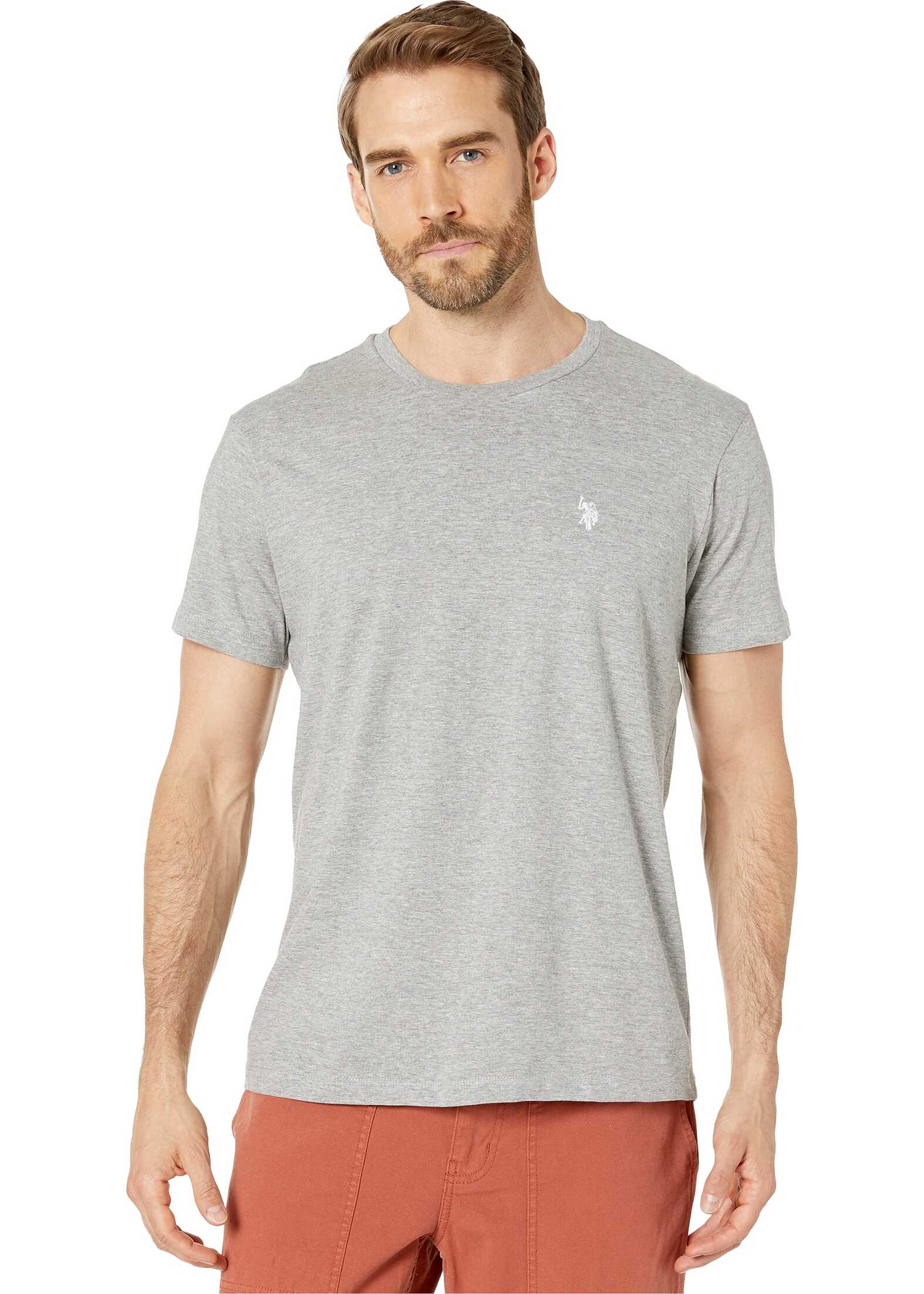 U.S. POLO ASSN. Crew Neck Small Pony T-Shirt Heather Gray