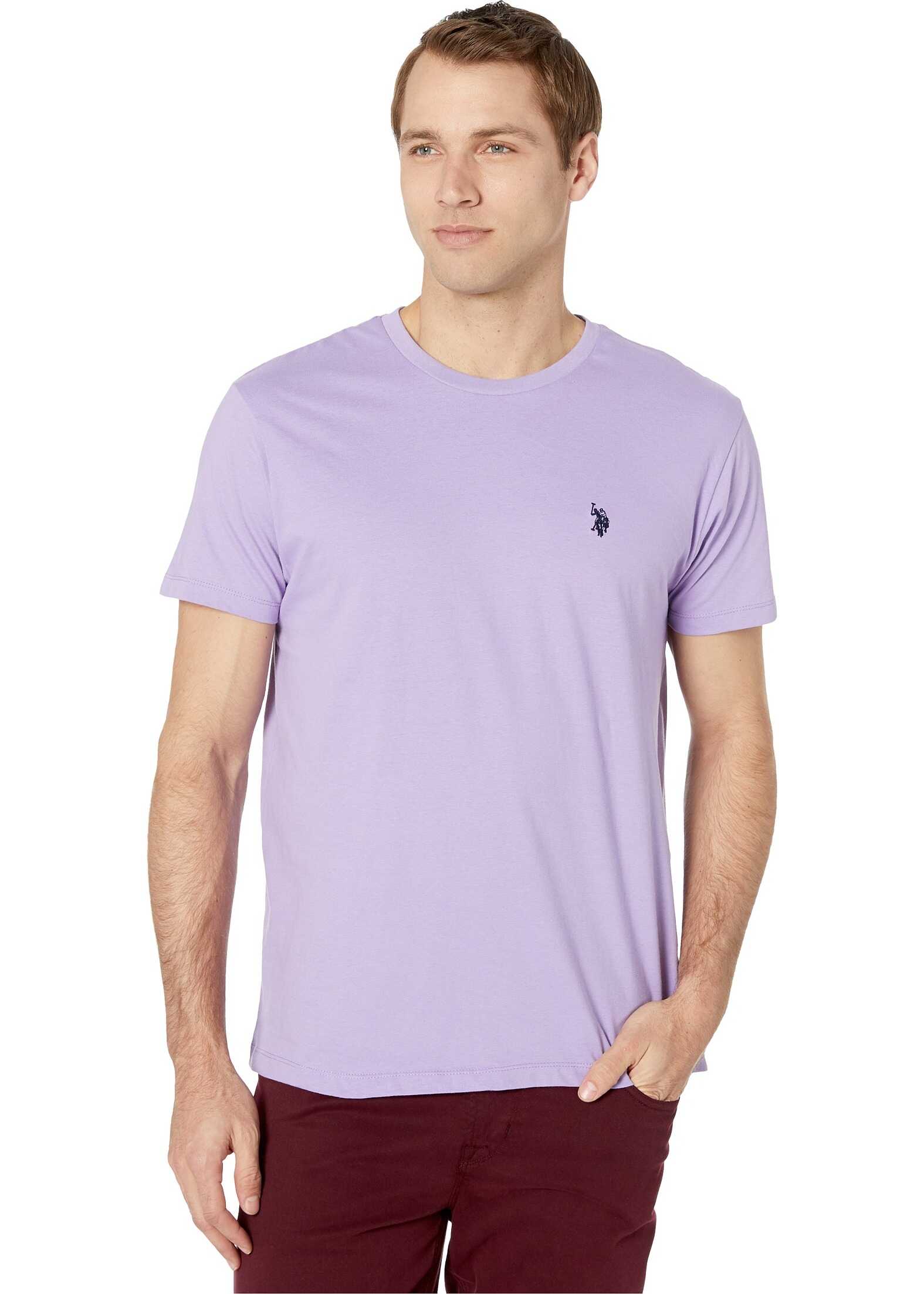 U.S. POLO ASSN. Crew Neck Small Pony T-Shirt Lilac Summer