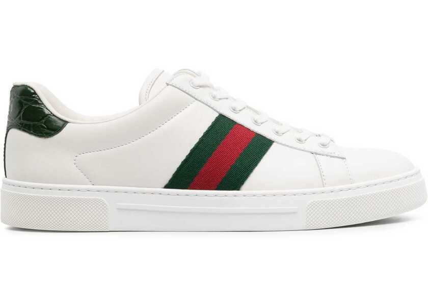 Sneakers Gucci Sneakers GR.WHI/VRV/GREEN ACE Femei (BM 14991703) 1