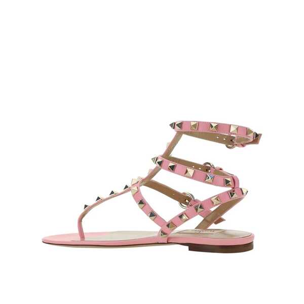Sandale Valentino Garavani Valentino Garavani Rockstud Flip-Flop Sandals Pink Femei (BM 14991889) 3