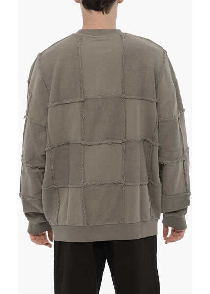 Bluze de trening Marcelo Burlon Cotton Crew-Neck Sweatshirt Green Barbati (BM 14991922) 2