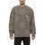 Marcelo Burlon Cotton Crew-Neck Sweatshirt Green